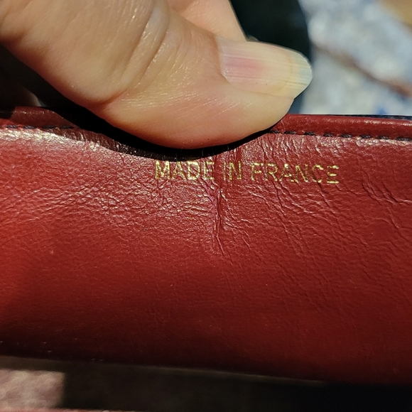 Chanel Quilted Lambskin Dark Blue Classic Double Flap Medium Bag Gold Hardware - Picture 14 of 16